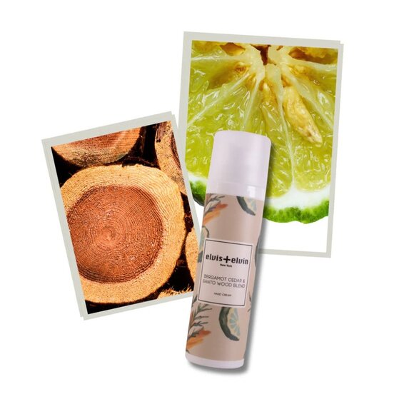elvis+elvin Hyaluronic Hydrating Hand Cream Bergamot Cedar & Santo Wood - Picture 4 of 4